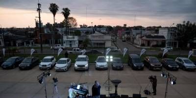 Se realizó en Concordia el primer auto concierto de la provincia y fue un éxito