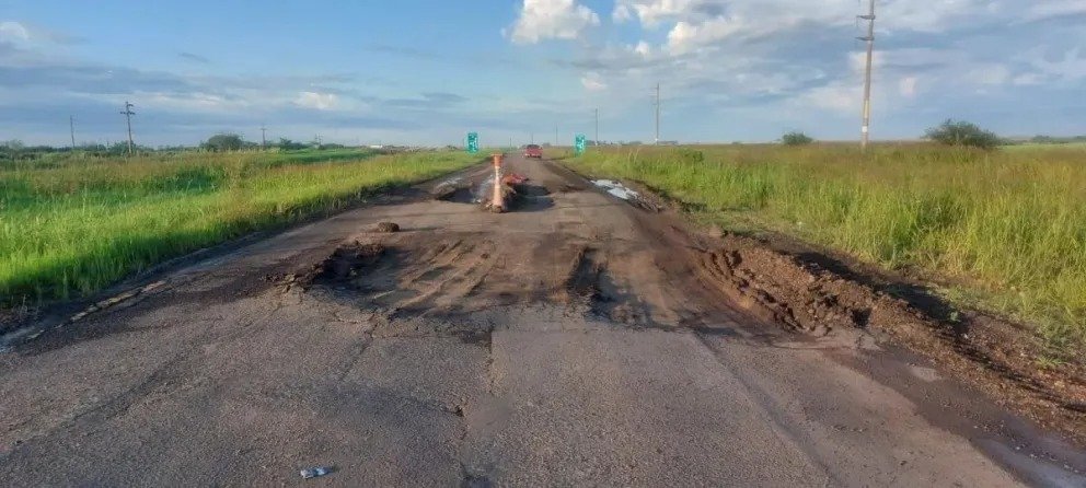 Presentaron un amparo colectivo por el estado de la Ruta 18