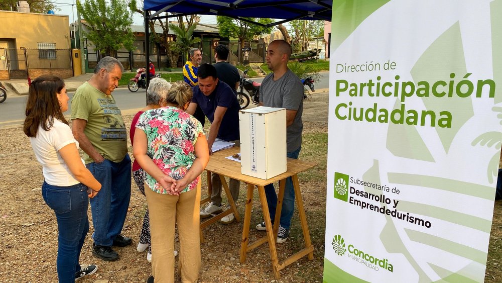 Presupuesto Participativo: reunión con vecinos del barrio 21 de Septiembre