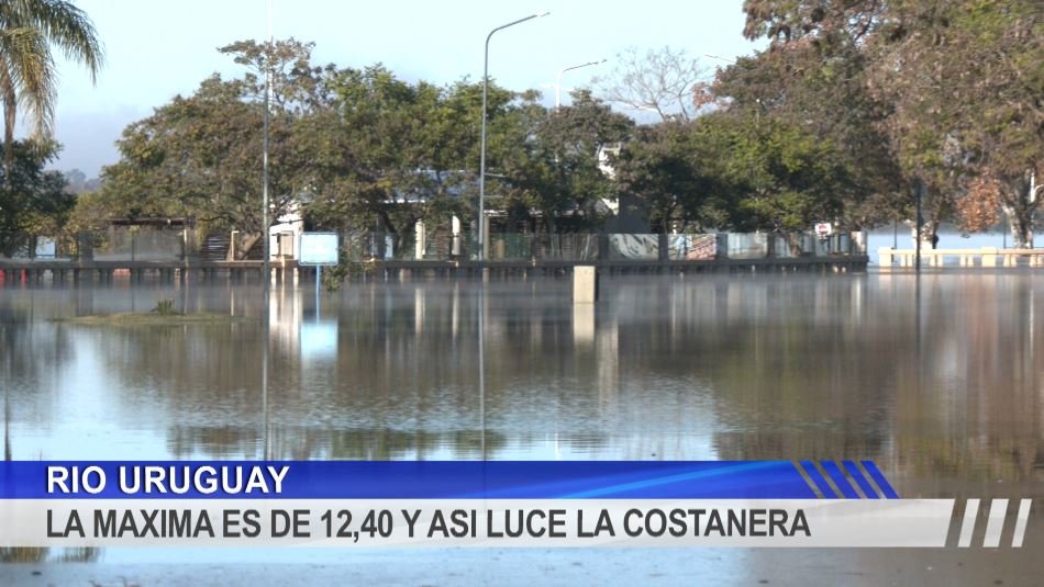 El Río Uruguay superó los 12,20 metros en Concordia 