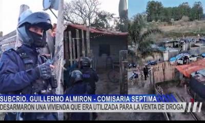 Desarman un búnker en Concordia usado para venta de drogas