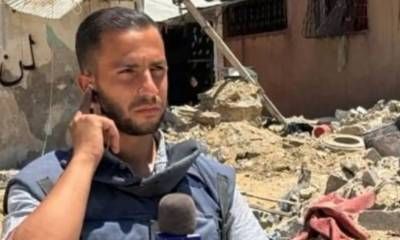 Al Jazeera anunció la muerte de dos periodistas y tres camarógrafos en un ataque israelí contra su equipo en Gaza.