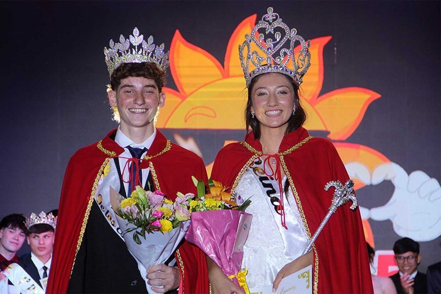 Sofia y Facundo son los nuevos reyes de los estudiantes de Concordia.