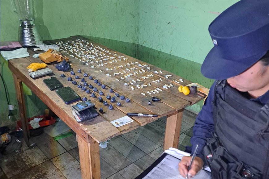 En 5 allanamientos, hubo 7 detenidos y secuestraron más de 300 dosis de cocaína y medio kilo de marihuana.