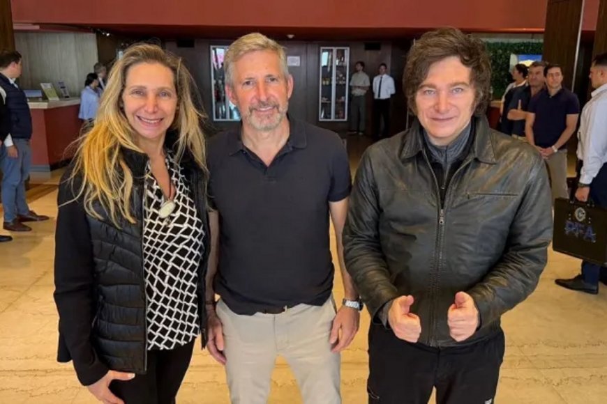 Frigerio recibió a Milei en Paraná: por posibles protestas, realizan un despliegue de seguridad