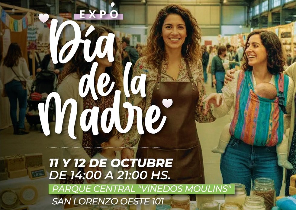 Expo Día de la Madre en el Parque Central Viñedos Moulins