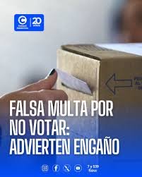 Se emitió una alerta por estafa digital con falsas multas por no votar.