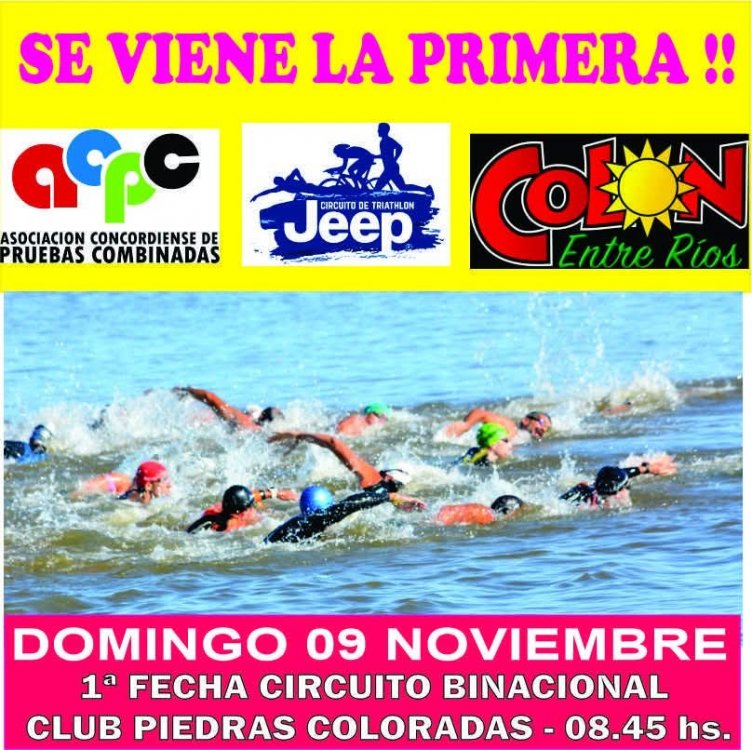 Comienza una nueva temporada del Circuíto Binacional de Triatlón