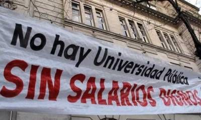 Docentes de UNER adhieren a paro de 3 días. Denuncian que la ley de financiamiento universitario está suspendida “de hecho”.