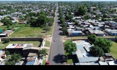 Se inauguró la repavimentación de calle Paula Albarracín 