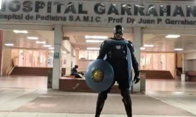 El Superhéroe “El Argentino” llega a Concordia para una misión solidaria.