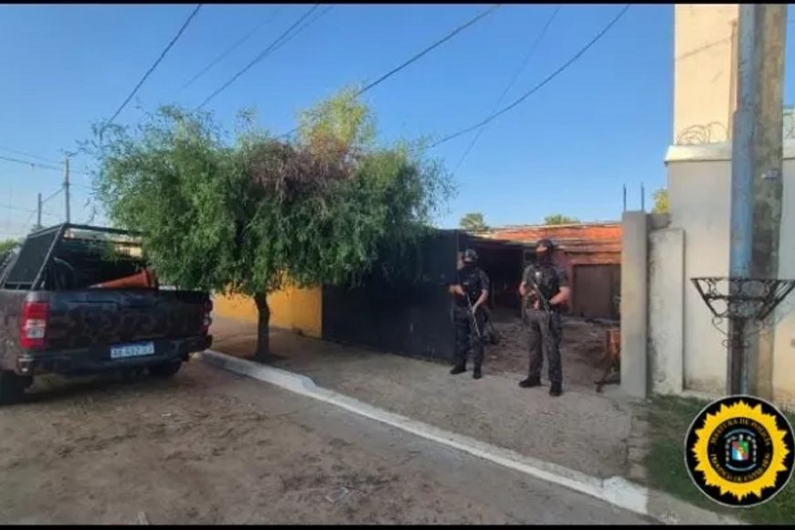 Golpe al narcomenudeo en Concordia: realizaron 21 allanamientos.