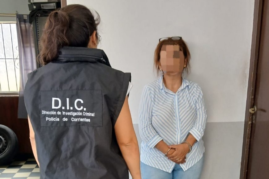 Detienen a presunta “viuda negra” correntina, acusada de drogar y robar a un hombre en Concordia.