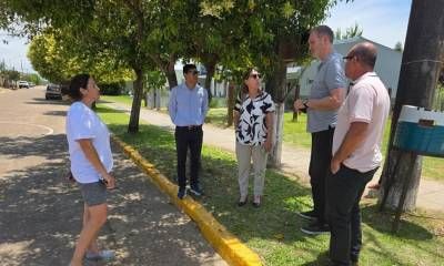 El gobierno acompañó acciones deportivas y obras de infraestructura en la localidad de Los Charrúas