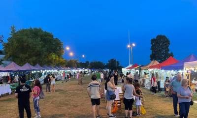Feria Paseo del Rio en la Costanera de Concordia.
