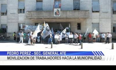 ATE marchó hasta municipio en reclamo por una recomposición salarial 