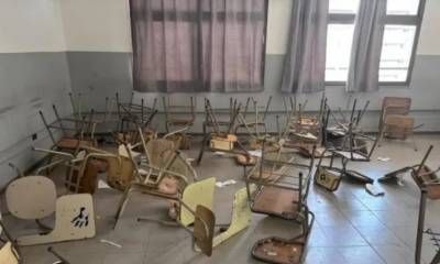 Más de 150 alumnos fueron sancionados duramente, por destrozar su escuela