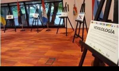 La Muestra Itinerante de Vexilología entrerriana en Sala Malviccino.