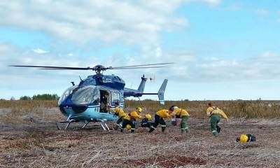 Entre Ríos refuerza la prevención de incendios rurales con medios aéreos