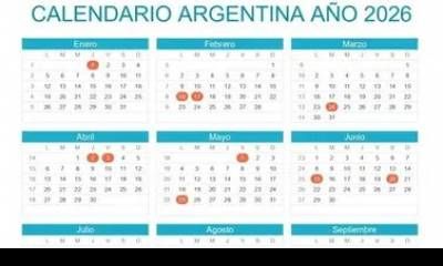 Confirmaron el calendario de feriados 2026 y habrá tres fines de semana XXL