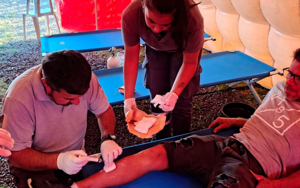 Respuesta rápida y efectiva del operativo sanitario en la maratón de Reyes de Concordia