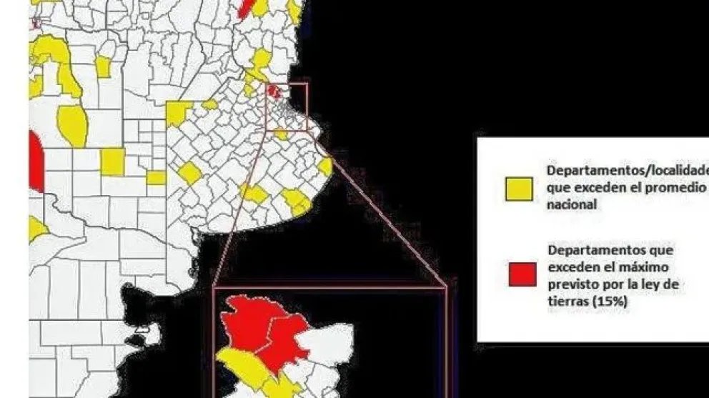 La Paz, Gualeguay y Concordia concentran altos niveles de tierras en manos extranjeras