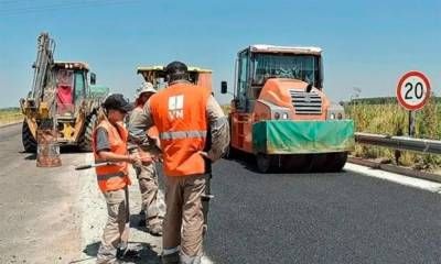 Vialidad Nacional realiza trabajos de reparación en la Ruta 18