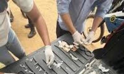 Detuvieron a un hombre y secuestraron cocaína, dinero y una moto.