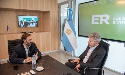 Frigerio y Azcué repasaron obras y coordinaron políticas conjuntas para Concordia