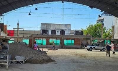 Se ejecutan obras para refuncionalizar el gimnasio de la Escuela Técnica N° 1 de Concordia