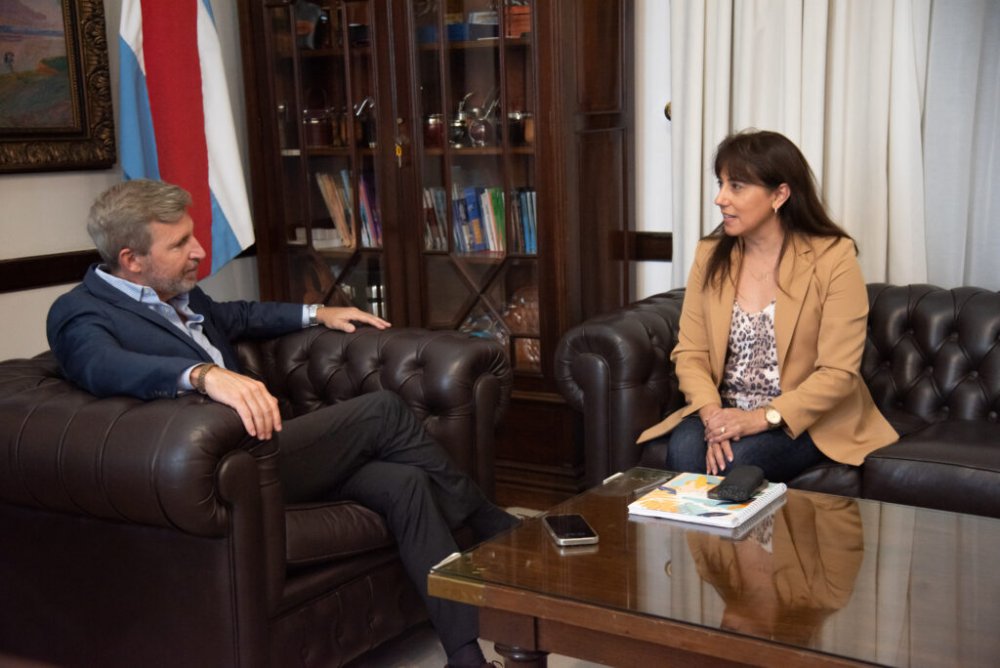Frigerio recibió a la senadora Domínguez y abordaron gestiones para Feliciano