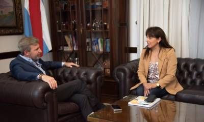 Frigerio recibió a la senadora Domínguez y abordaron gestiones para Feliciano