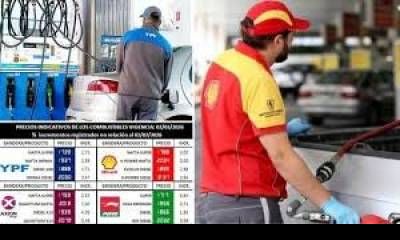 Combustibles en Entre Ríos registran aumentos de hasta 4,71%.