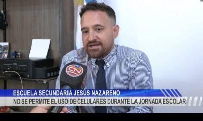 La escuela Jesús Nazareno impulsa que los alumnos asistan sin celulares