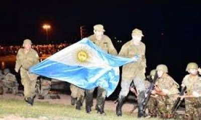Acto por los 44 años de la Gesta de Malvinas.