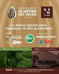 Concordia será sede de las Jornadas del Cluster del Pecán 2026, con eje en la productividad del sector