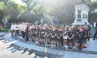 “Concordia por la patria” promueve el encuentro de los estudiantes con los símbolos patrios, la historia y la identidad local.
