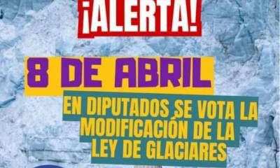 Ley de Glaciares: Hoy habrá movilizaciones en cuatro localidades entrerrianas