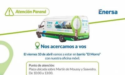 Enersa brinda su Oficina Móvil en diferentes barrios