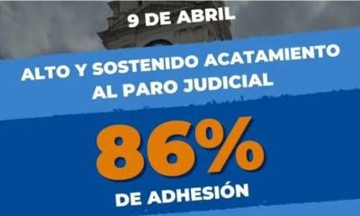 Con 86% de adhesión al paro, los judiciales renovaron sus reclamos salariales y previsionales