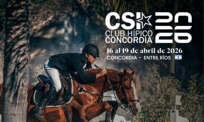 Concordia será escenario del CSI 1* más convocante de la temporada: del 16 al 19 de abril en el Club Hípico Concordia.