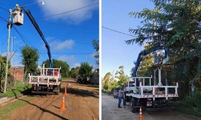 La municipalidad instaló nuevos puntos de videovigilancia y refuerza el alumbrado público