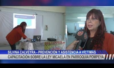 Capacitación sobre Ley Micaela con la presencia de Silvina Calveyra