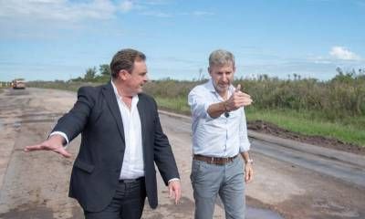 El gobernador recorrió las obras de la ruta provincial 51 en Larroque