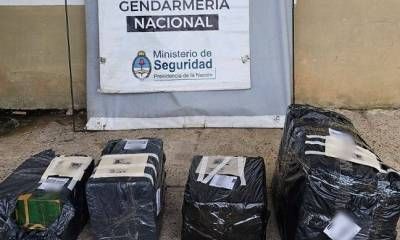 Gendarmería detuvo a dos personas tras el hallazgo de 66 kilos de marihuana