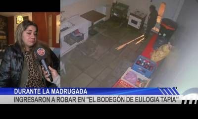 Un delincuente ingresó a robar a un restaurant de la zona céntrica durante la madrugada