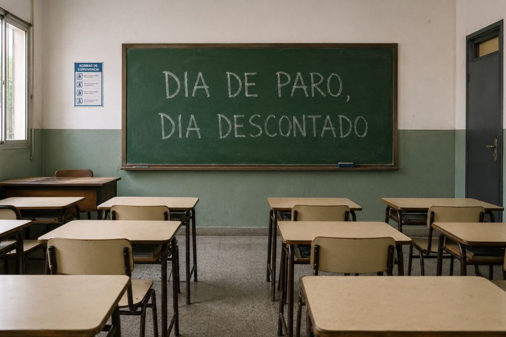 El gobierno descontará el día a los docentes que adhieran al paro
