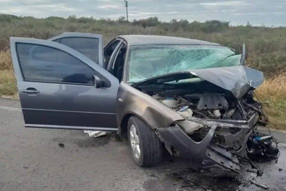 Trágico choque frontal en Ruta 18 dejó una víctima fatal y varios heridos.