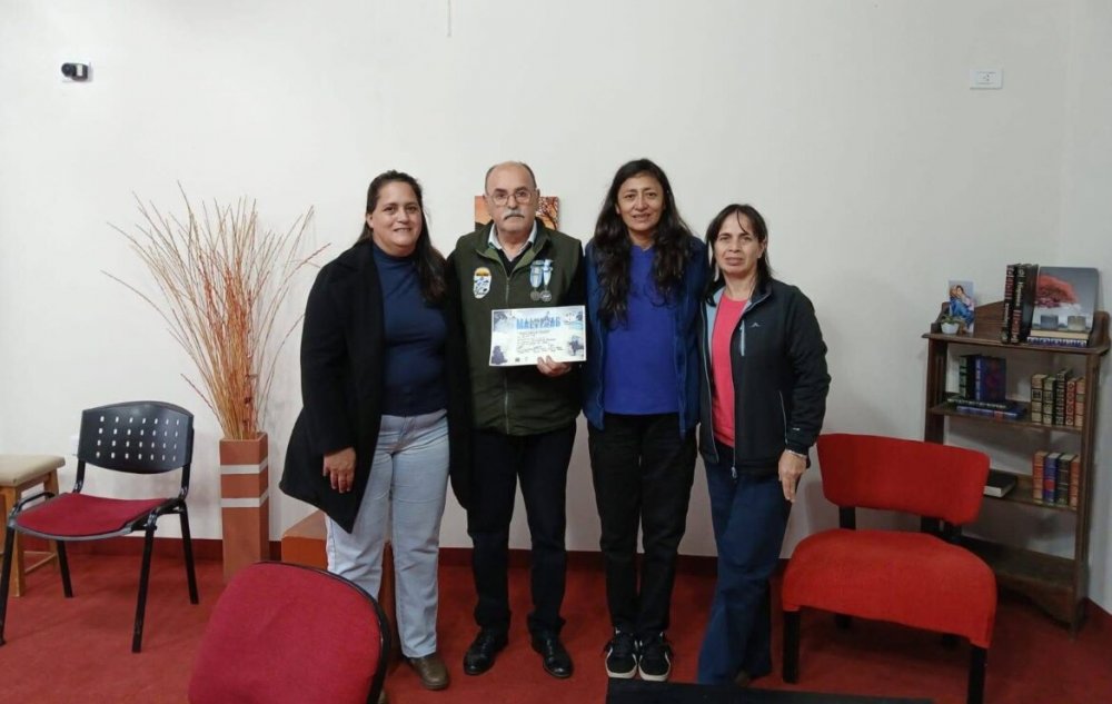 Veterano de Malvinas compartió su testimonio en el proyecto “Voces de Malvinas”.