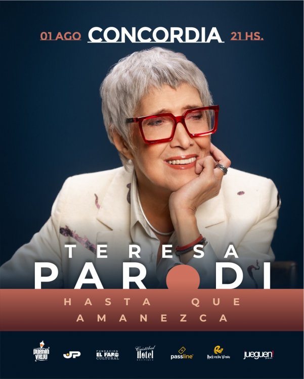 Teresa Parodi llega a Concordia el próximo mes de agosto.